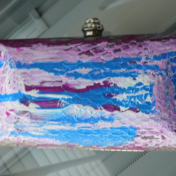 Hardcase Party Painted Clutch 7x4 - Picture 5 of 8